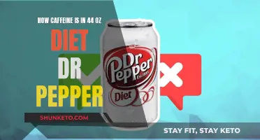 Diet Dr Pepper's Caffeine Content: How Much in 44 oz?