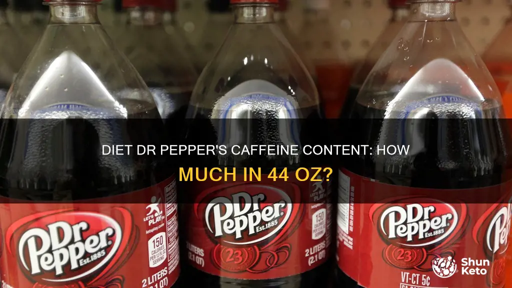 how caffeine is in 44 oz diet dr pepper