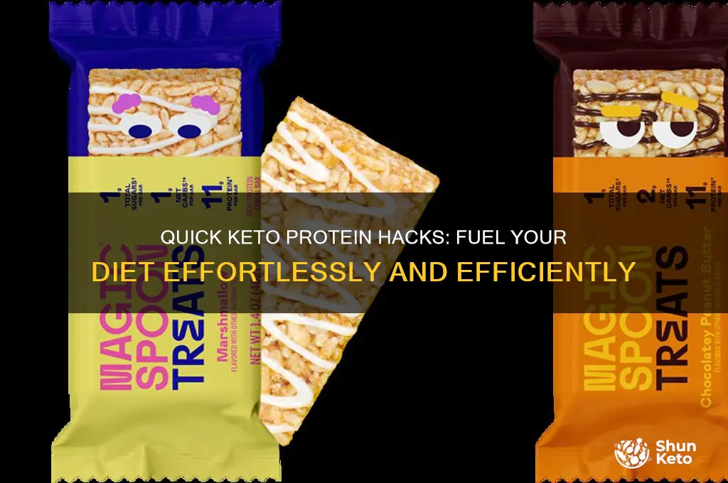 how can i can quick protein in on keto diet