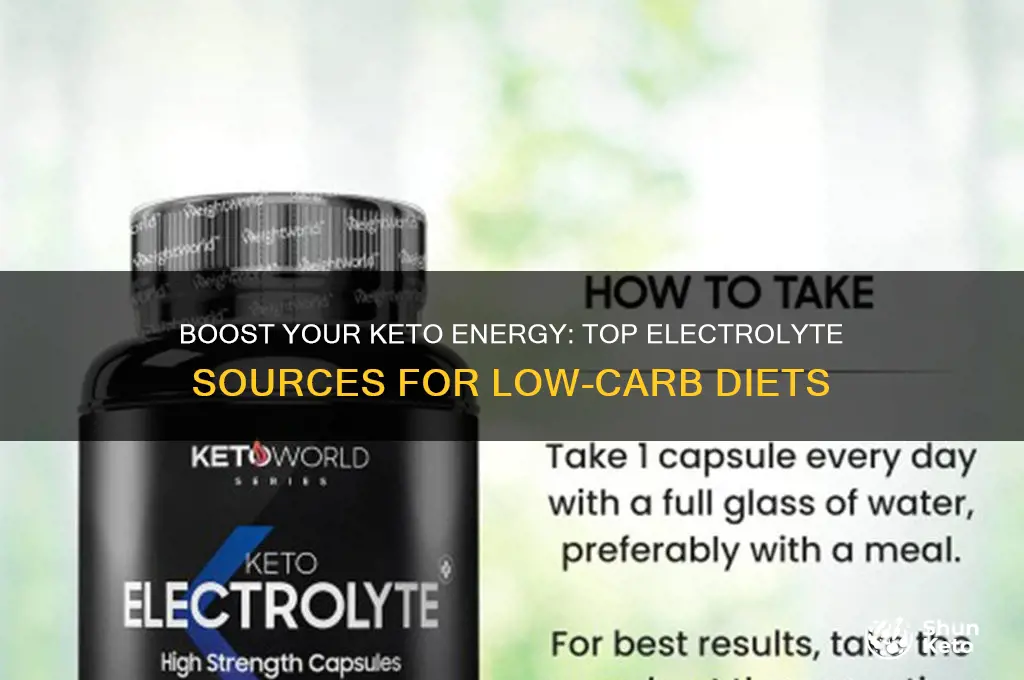 how can i get electrolytes on keto