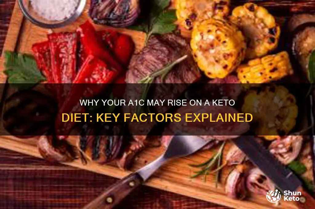 how can my a1c go up on keto diet