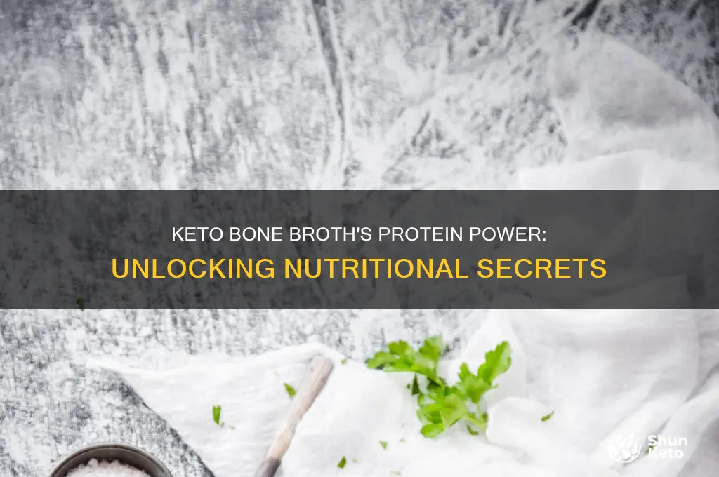 how can there be protein in keto bone broth