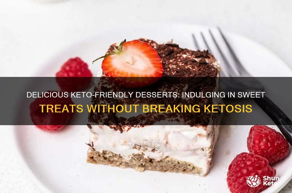 how can you eat a desert on keto