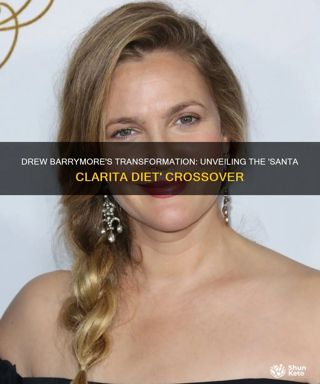 how did drew barrymore cross eyed santa clarita diet