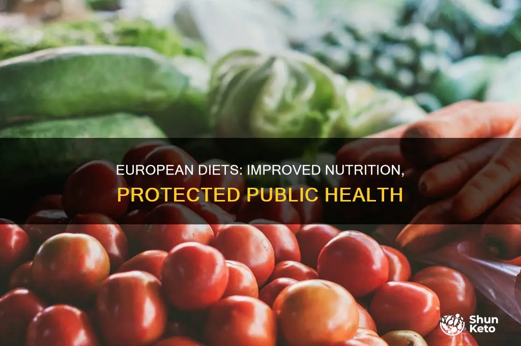 how did improvements in european diets help protect public health
