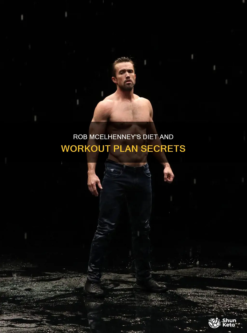 how did rob mcelhenney diet workout plan