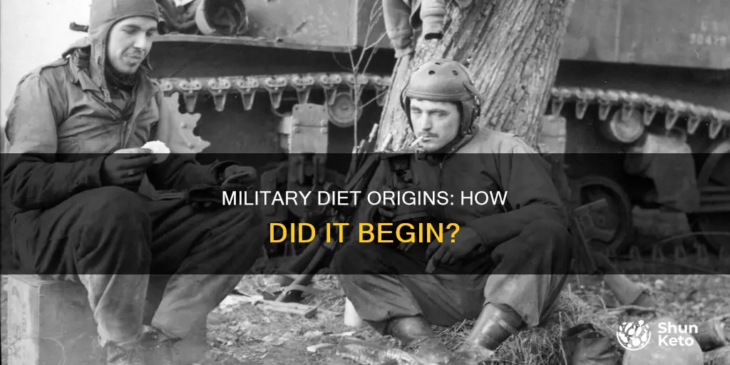 how did the military diet start