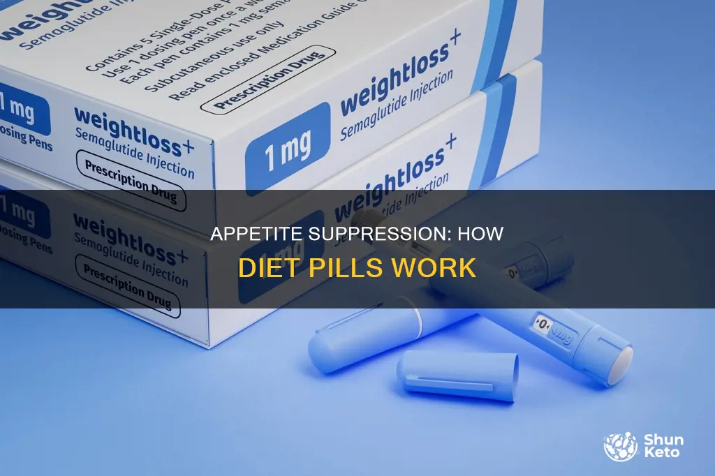 how do diet pills suppress appetite
