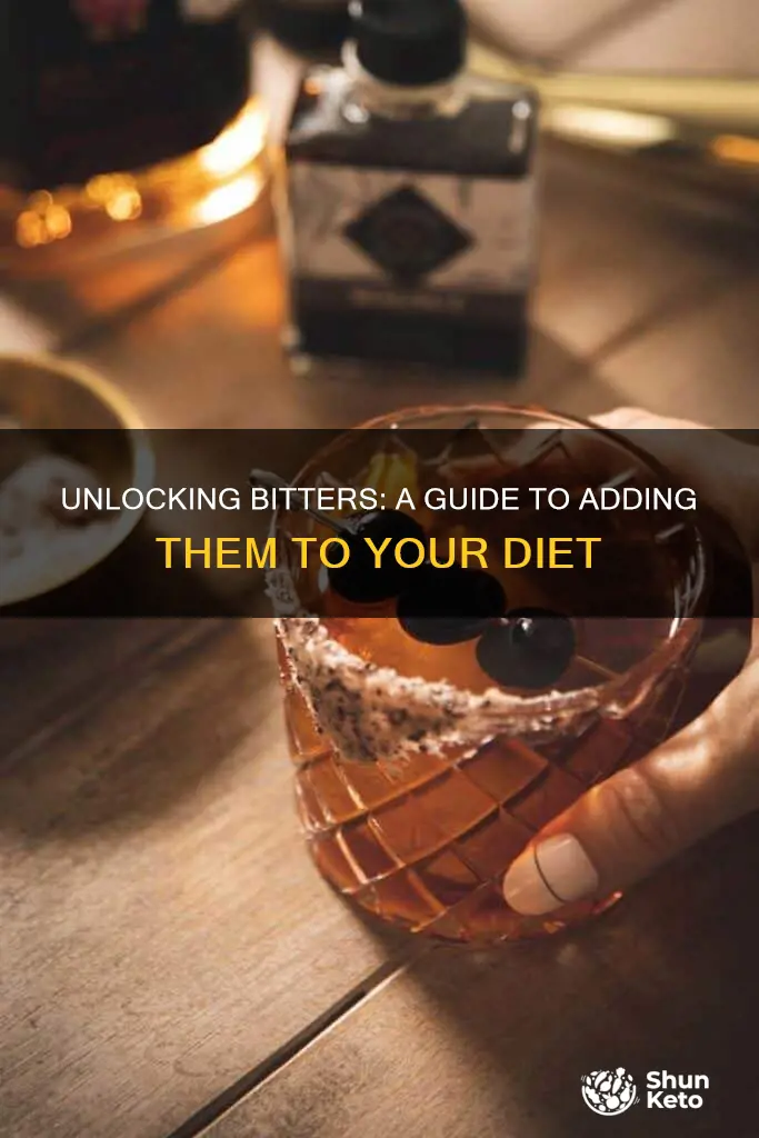 how do i add bitters to my diet