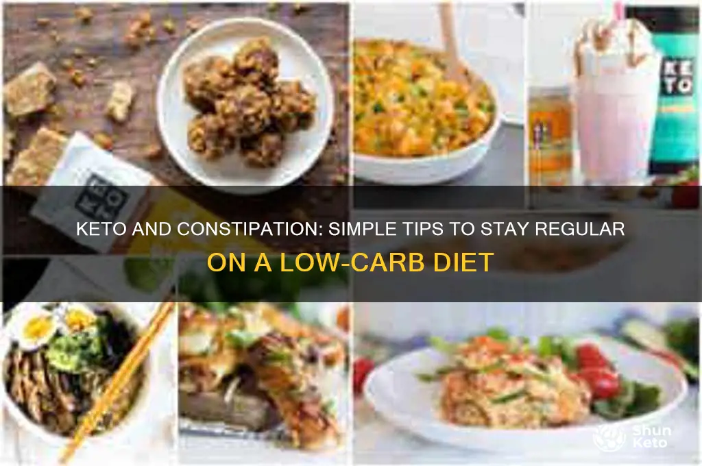 how do i avoid constipation on keto diet