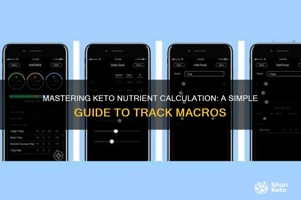 how do i calculate my nutirents on the keto diet