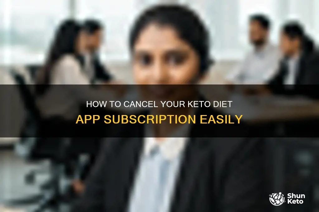 how do i cancel my keto diet app