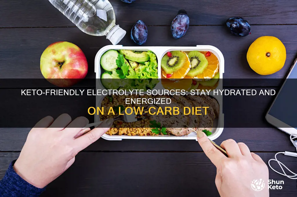 how do i get electrolytes on a keto diet