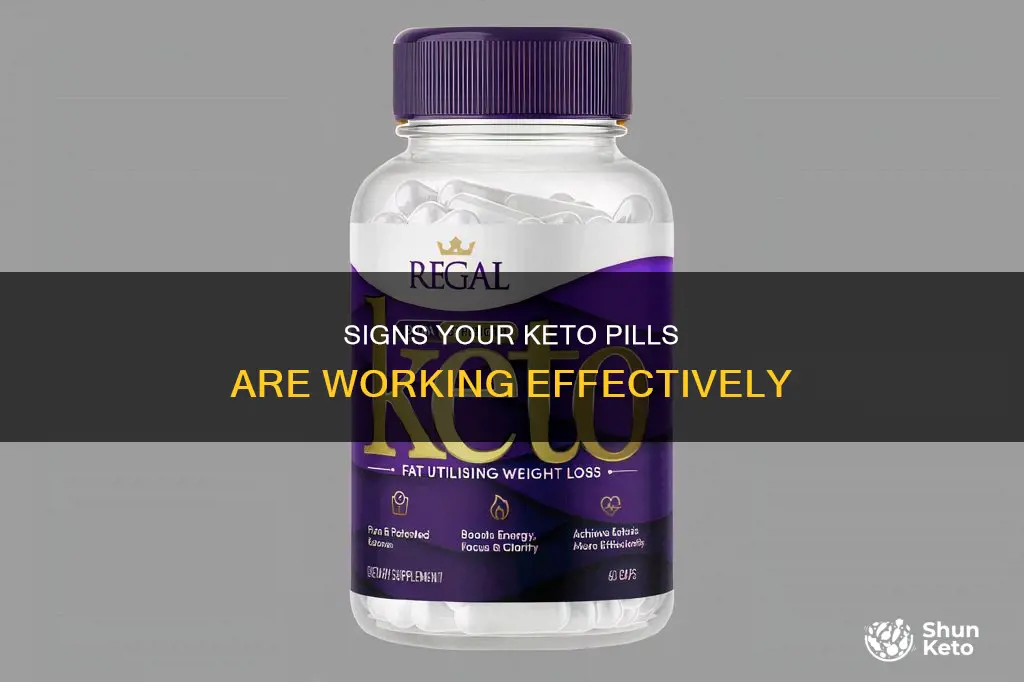 how do i know if my keto pills working