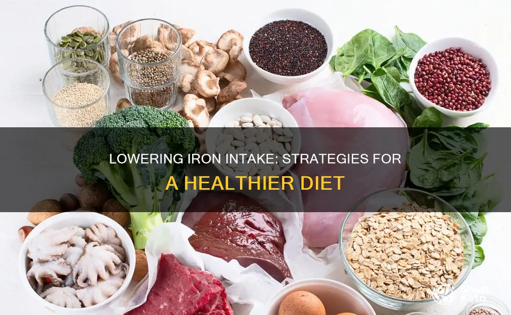 how do i reduce iron in my diet