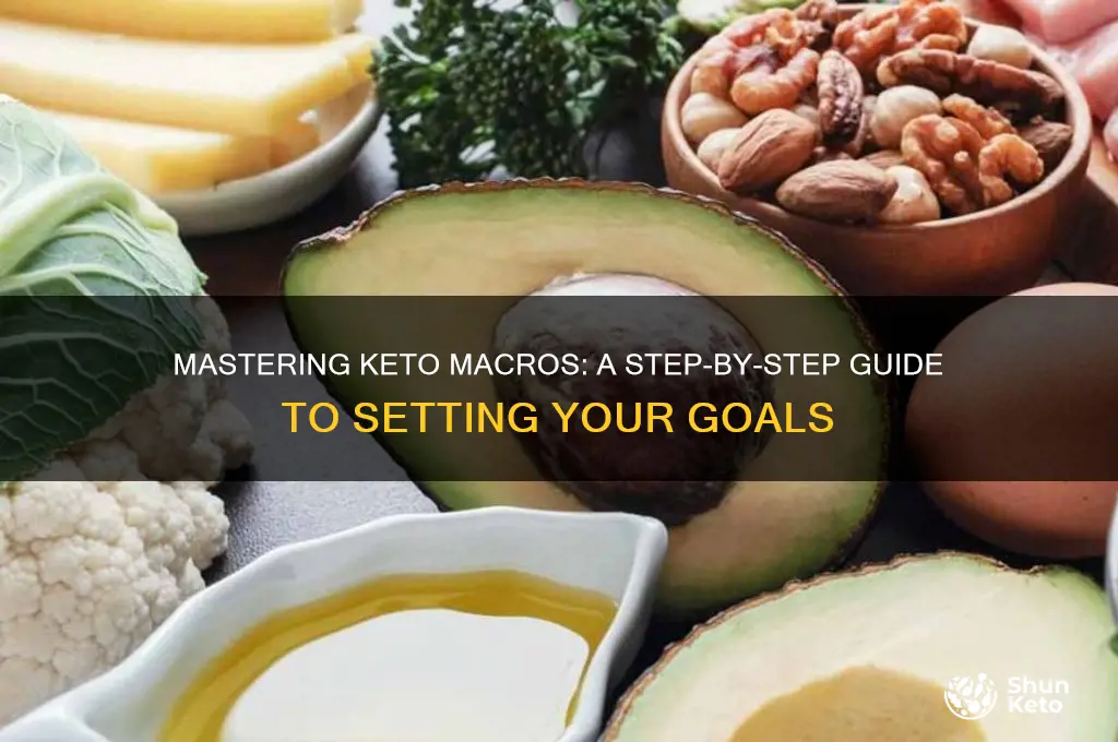 how do i set a macros goal for keto diet
