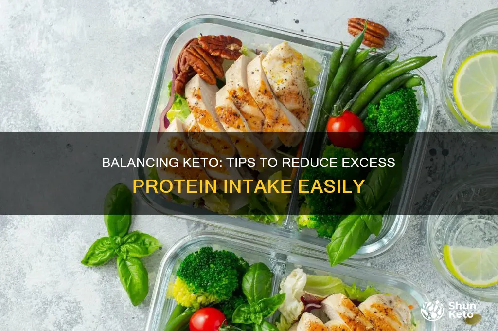 how do i stop eating so much protein on keto