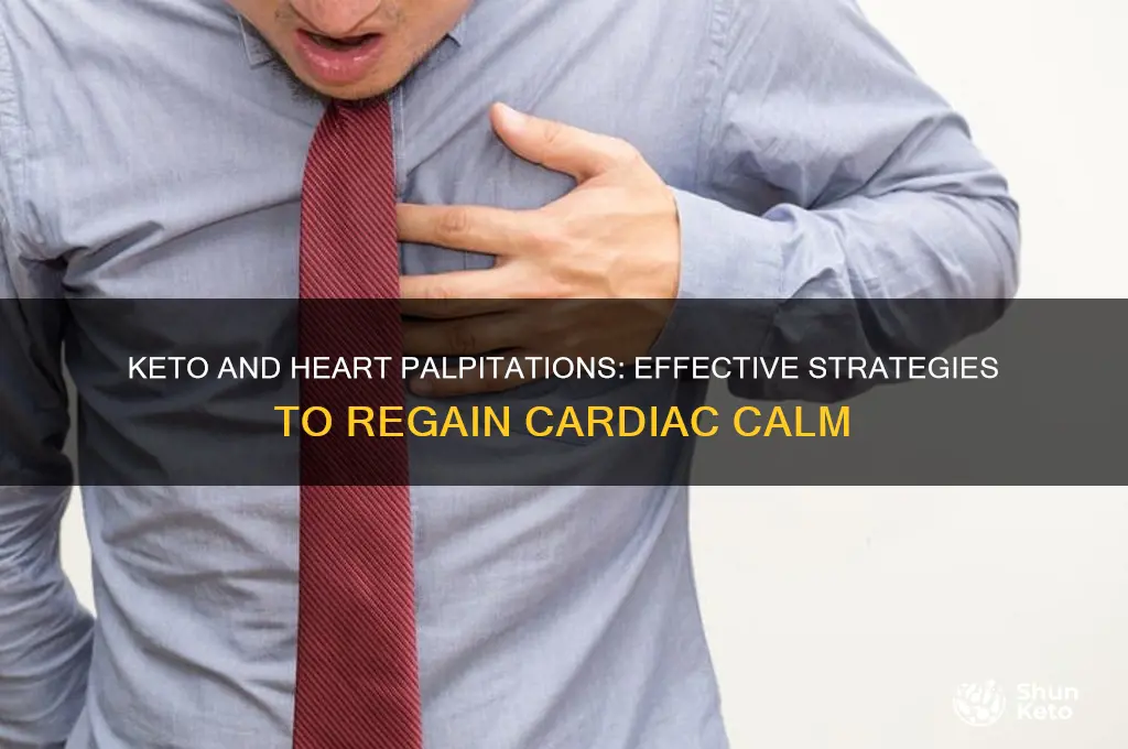 how do i stop heart palpitations on a keto diet