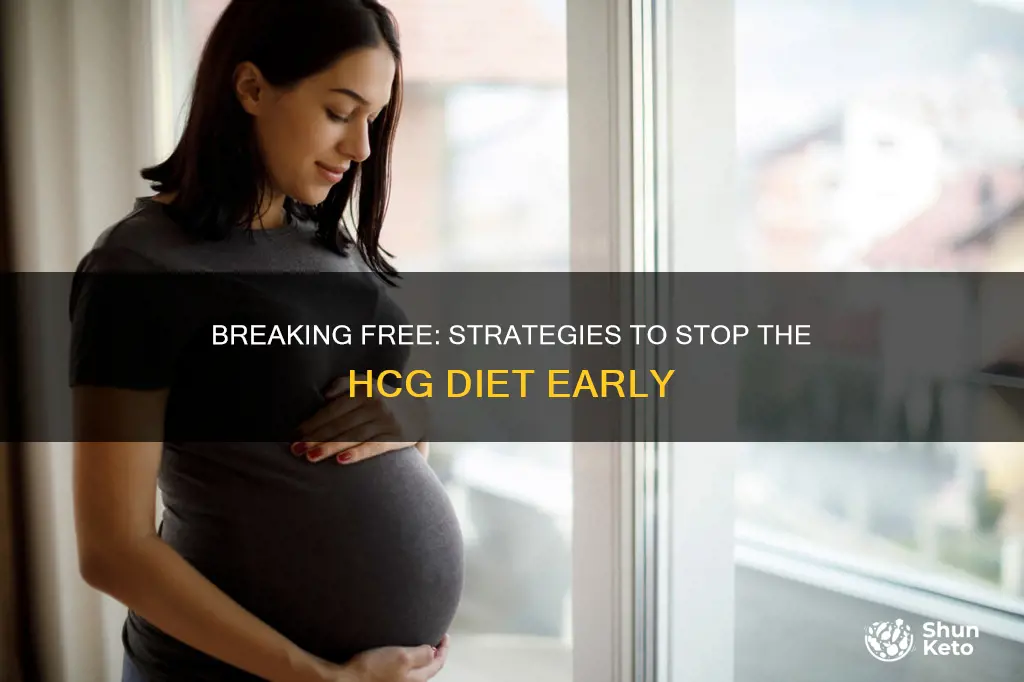 how do i stop the hcg diet early