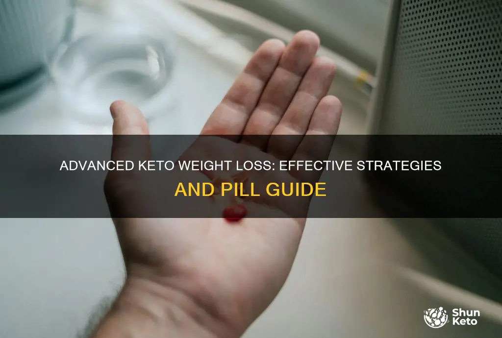 how do i take keto advanced weight loss pills