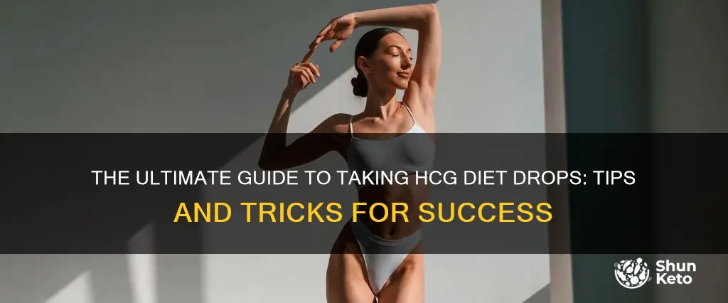 how do i take the hcg diet drops