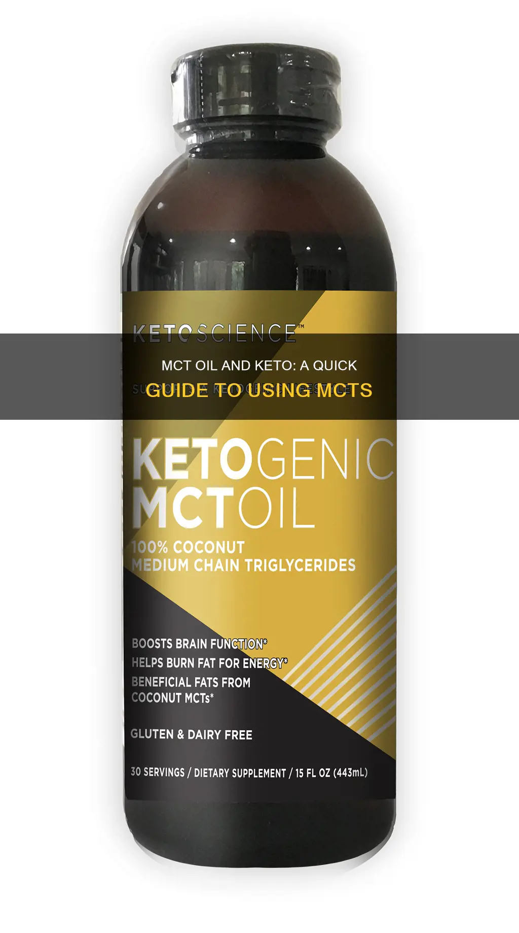 how do i work in mct oil in keto diet