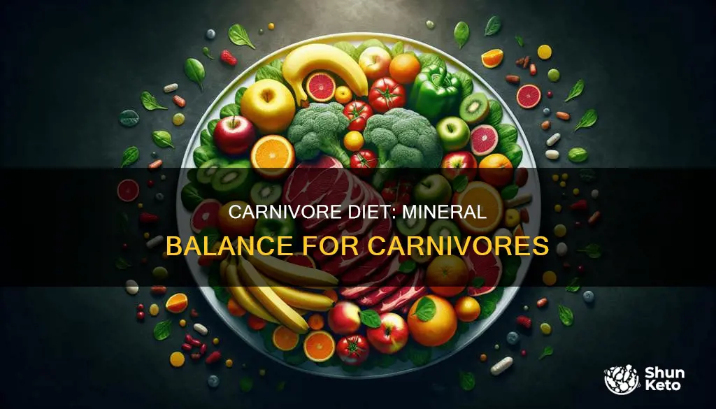 how do minerals equalize in a carnivore diet