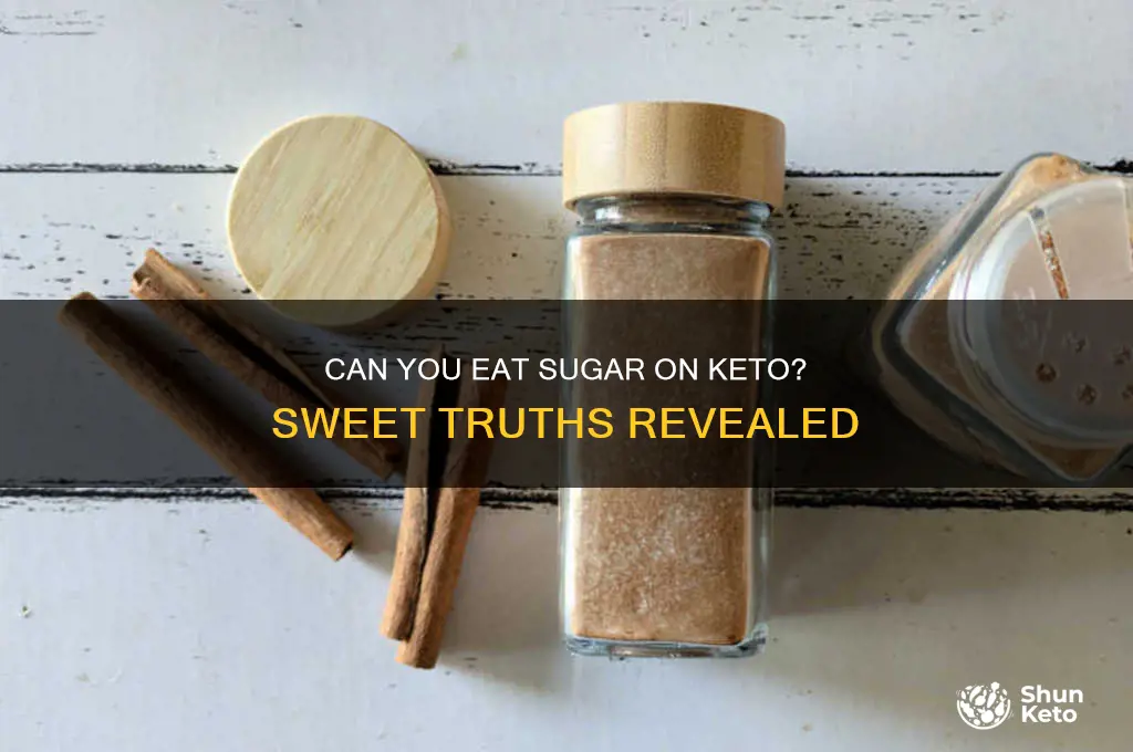 how do sugars fit into a keto diet