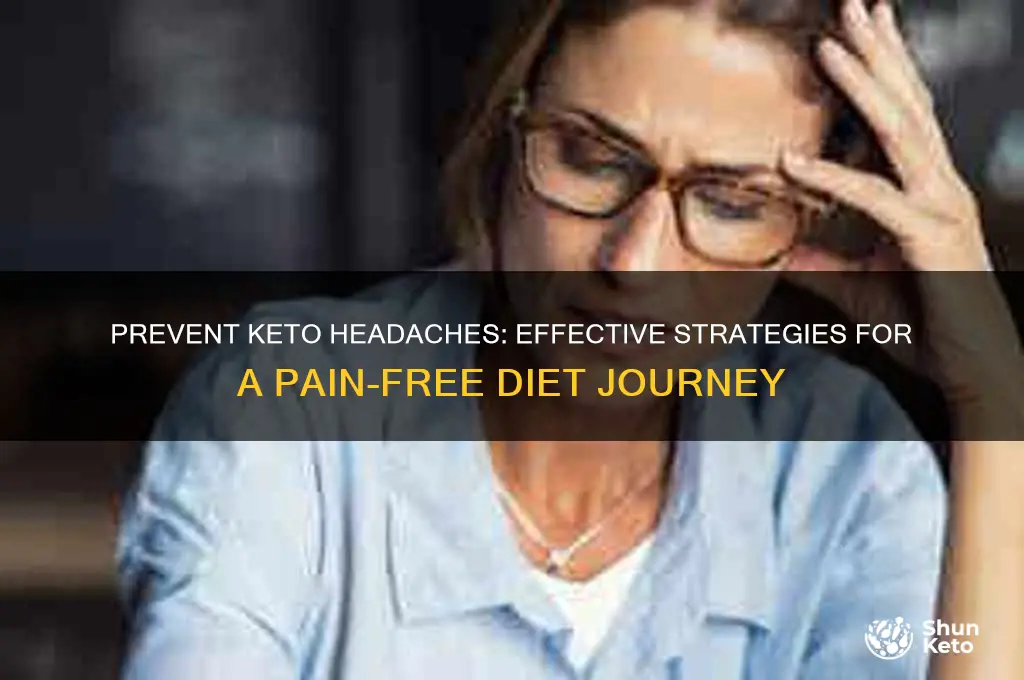 how do u prevent headaches on the keto diet