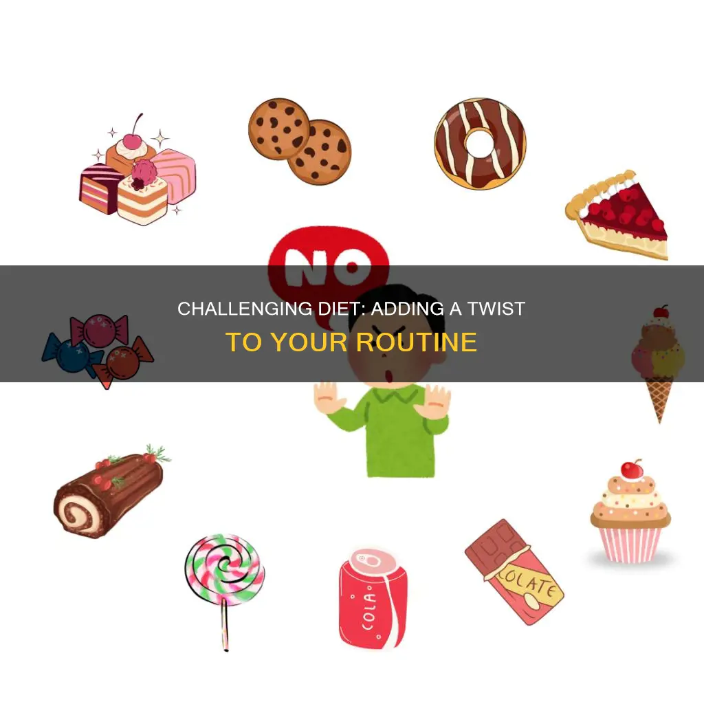 how do you add a challenge to my diet app