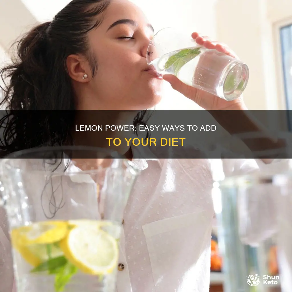 how do you add lemon to your diet