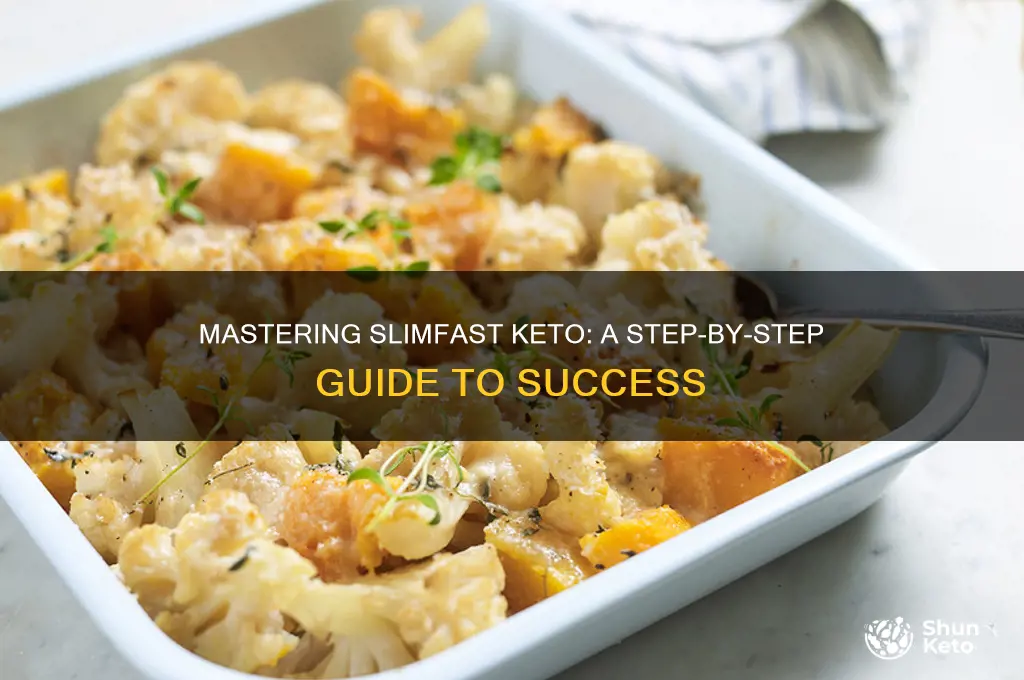 how do you do the slimfast keto diet