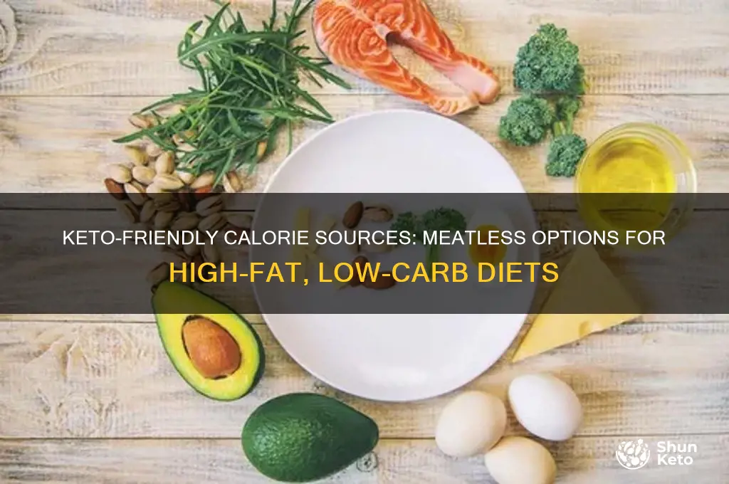 how do you get calories without meat on keto diet