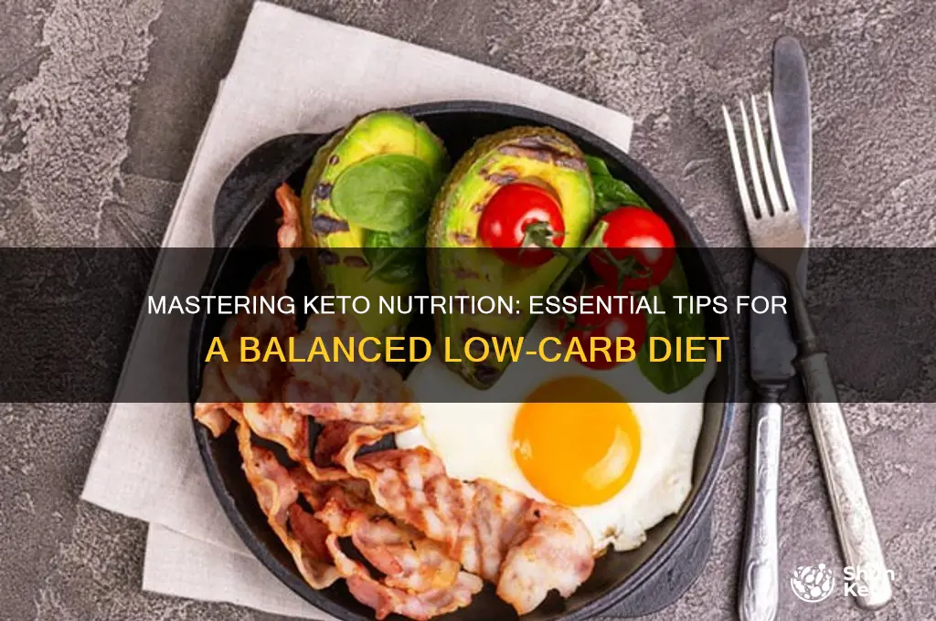 how do you get proper nutrition on the keto diet