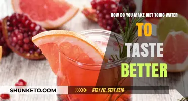 Enhancing Diet Tonic Water: Simple Taste Twists