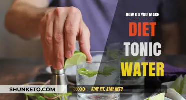 Creating Diet Tonic Water at Home: A Simple Guide