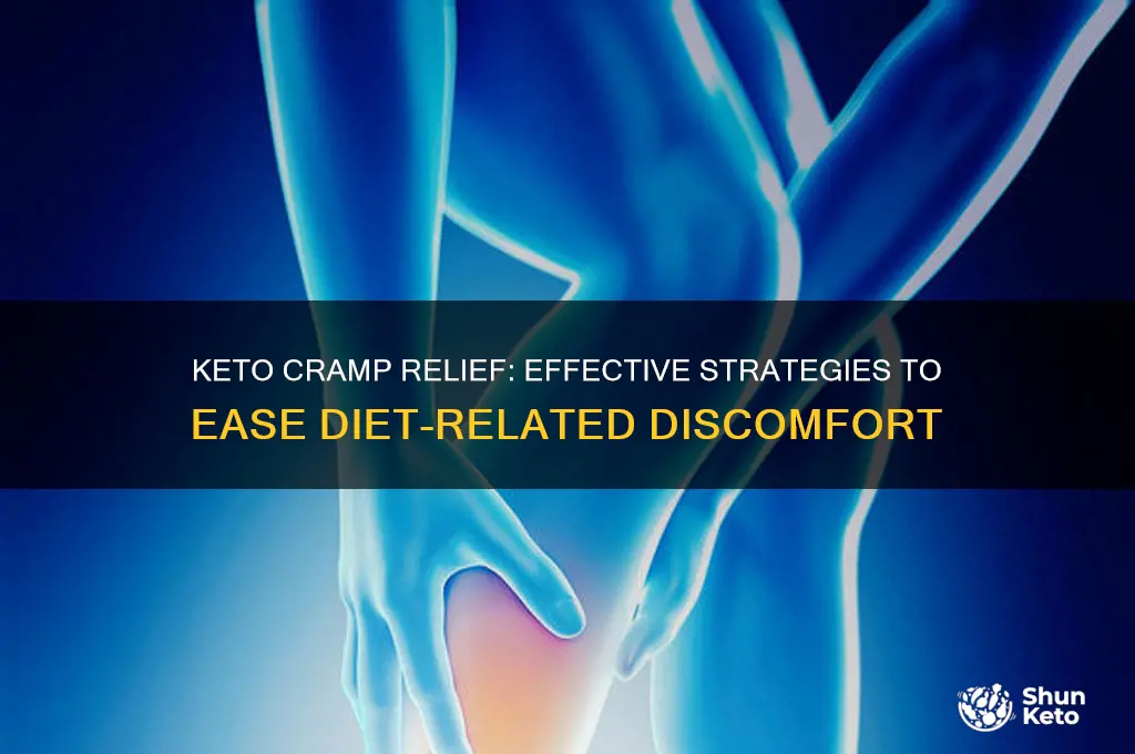 how do you stop cramps on keto diet