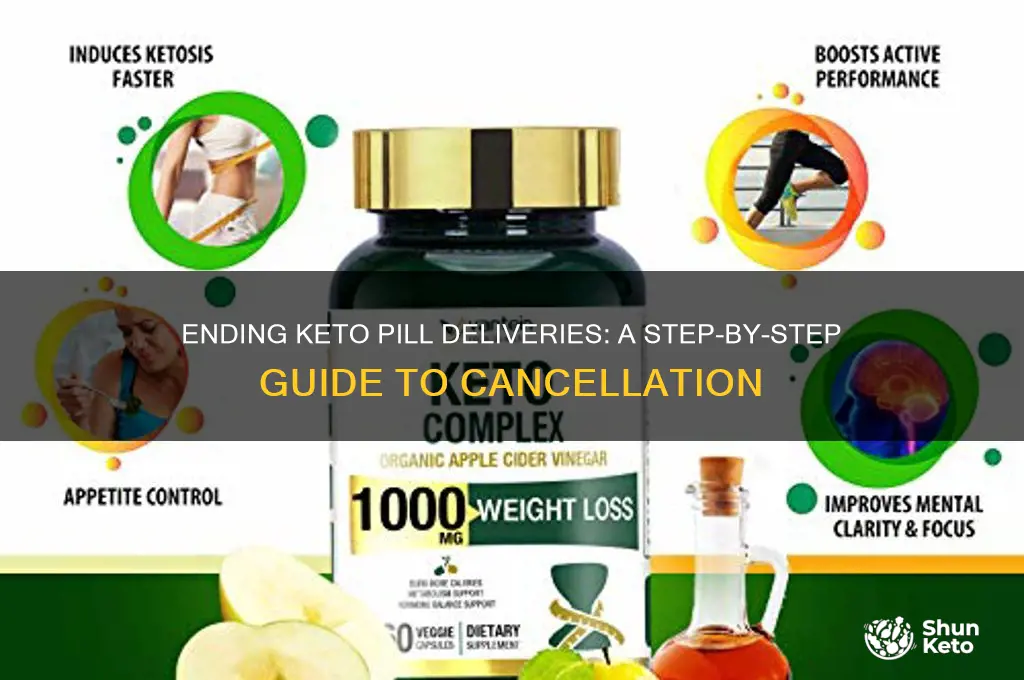 how do you stop receiving pills from the keto diet
