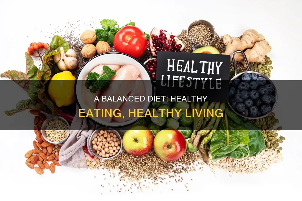how do you use balanced diet in a sentence