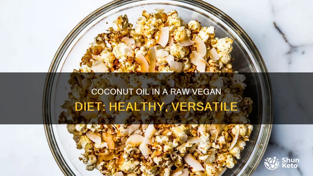 how do you use coconut oil in raw vegan diet