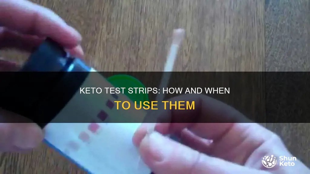 how do you use keto test strips