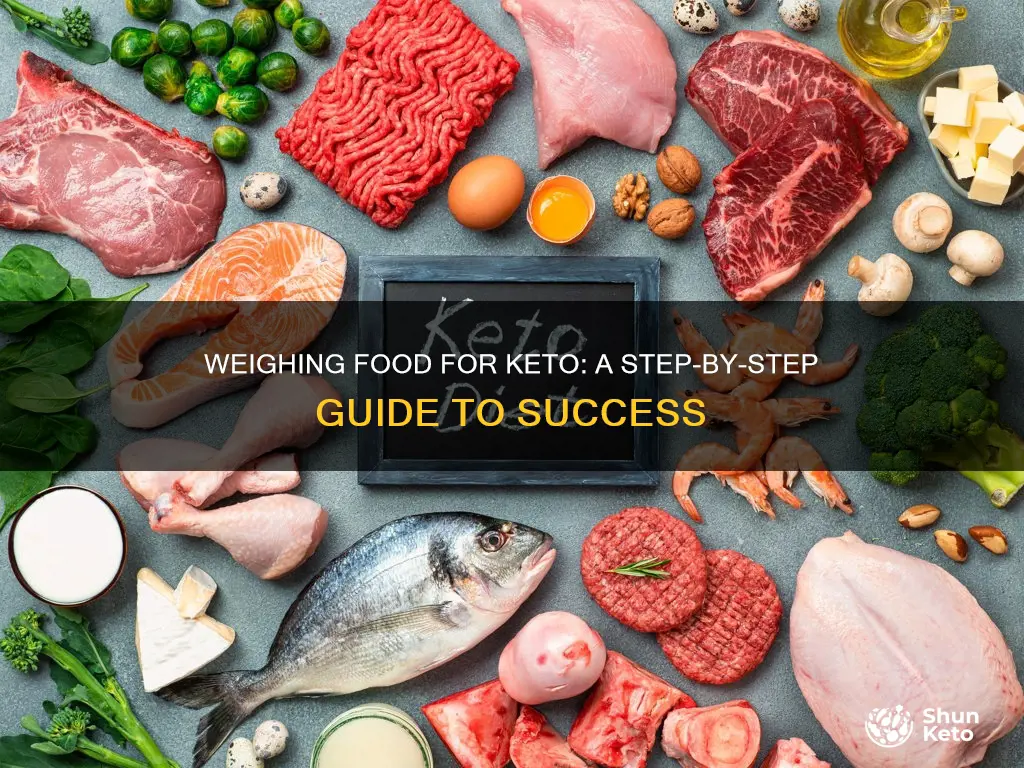 how do you weigh food for keto