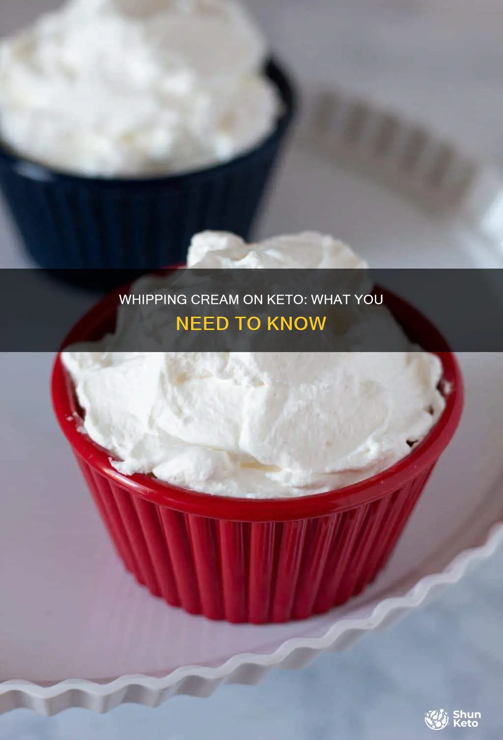 how do you whip cream when on keto