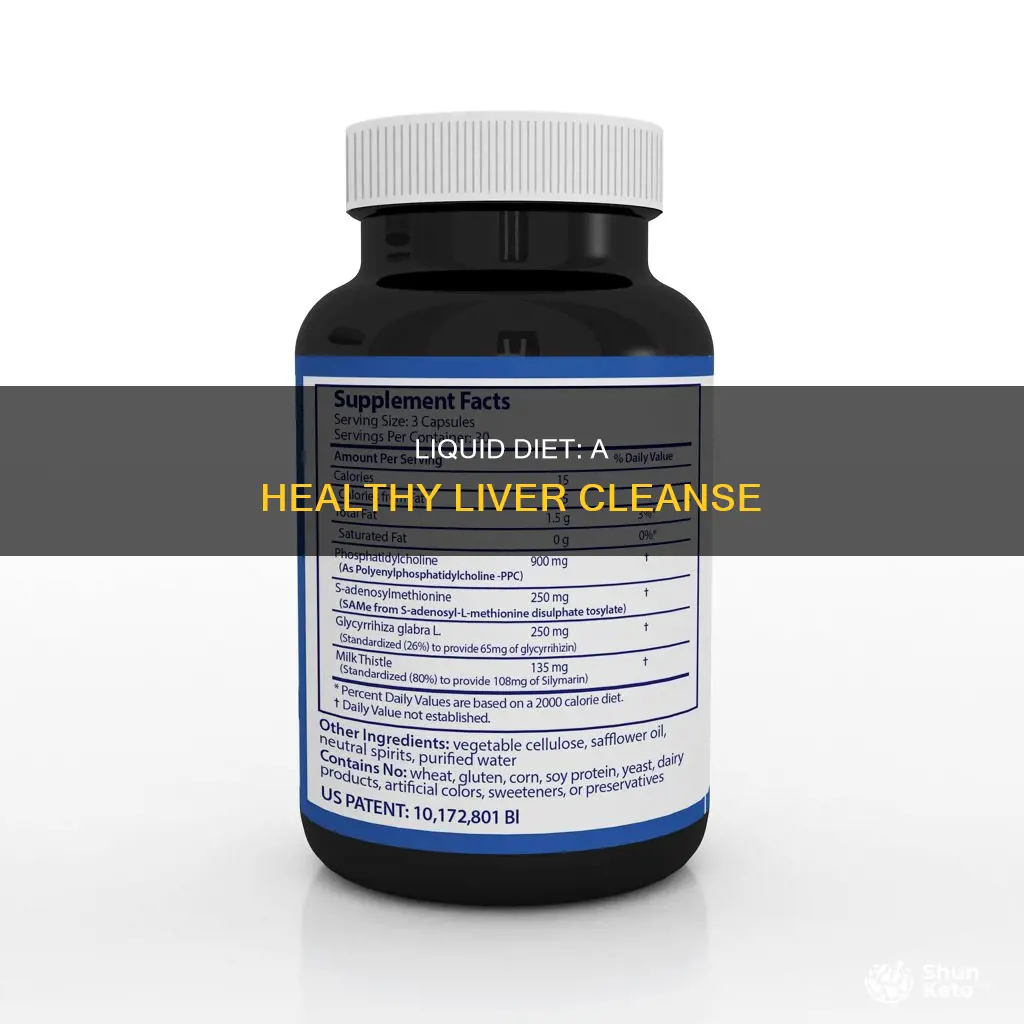 how does a liquid diet make your liver
