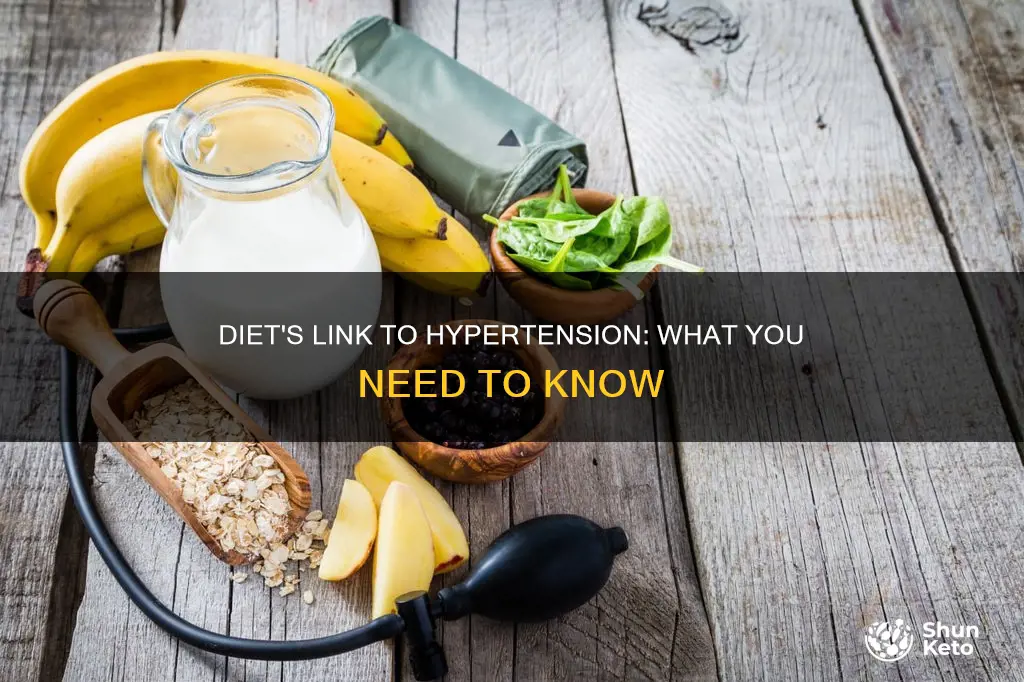 how does diet cause hypertension