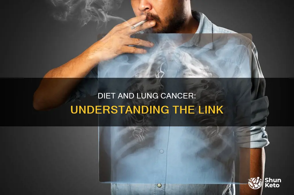 how does diet cause lun cancer