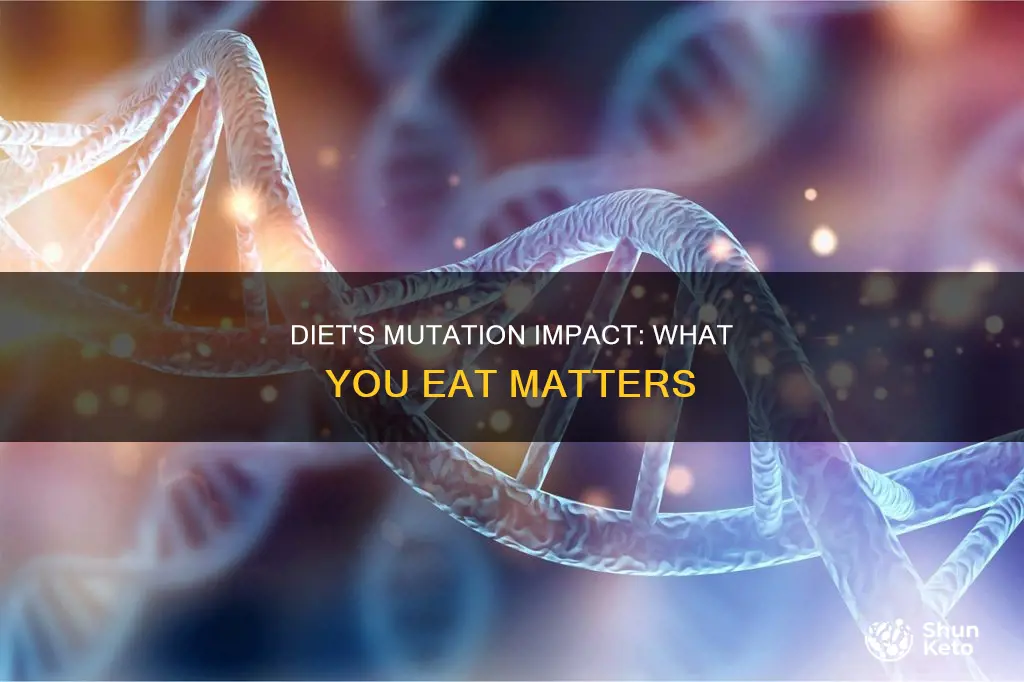 how does diet cause mutations