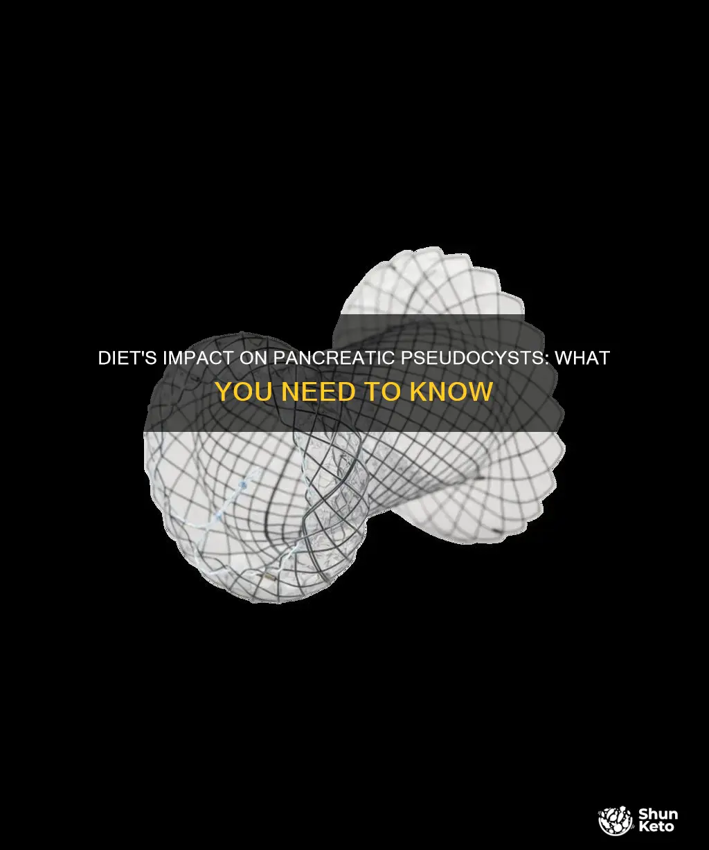 how does diet effect pancreatic pseudocysts