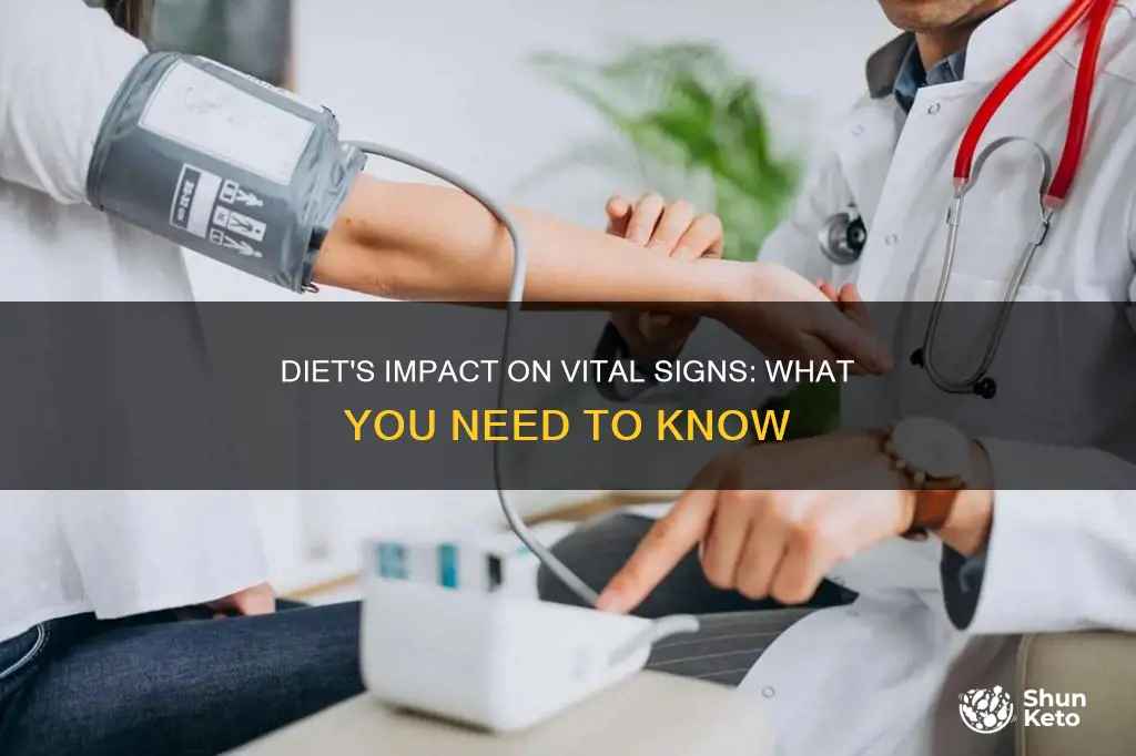 how does diet effect vital signs