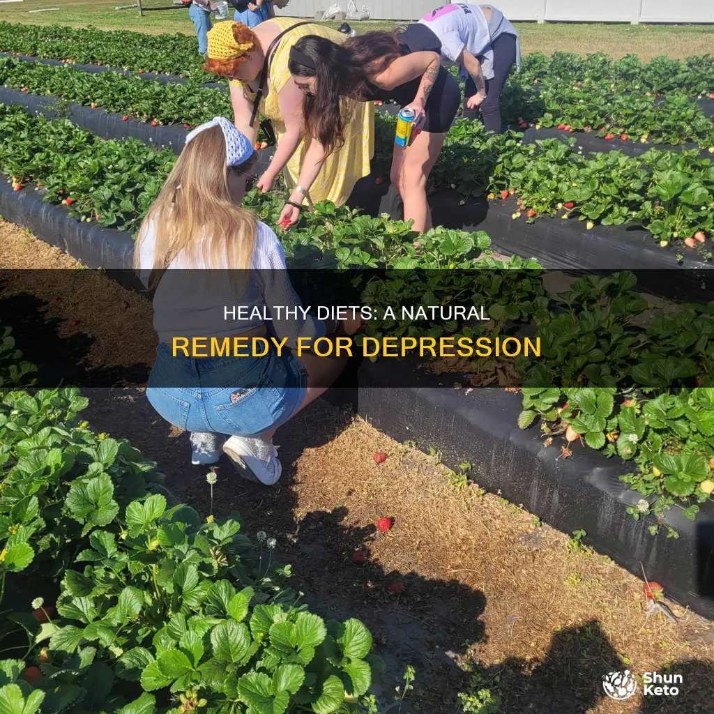 how does gettinf a new diet help with depression